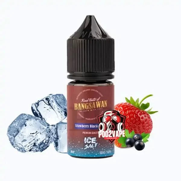 Bangsawan ice salt nic strawberry blackcurrant