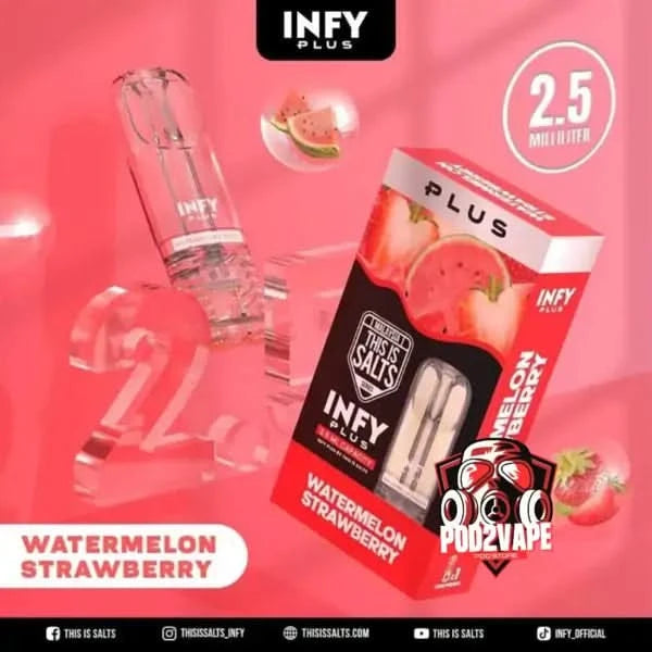 หัวพอต infy plus 2.5ml watermelon strawberry