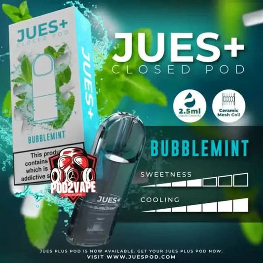 หัวพอต Jues plus 2.5ml bubblemint