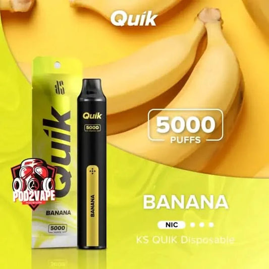 Ks quik 5000 puffs banana
