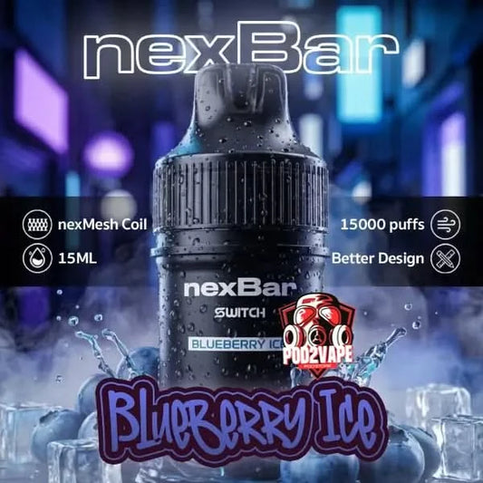 หัว nexbar switch 15k blueberry ice