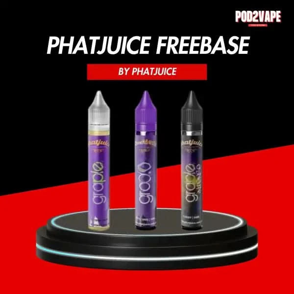 Phatjuice freebase 30ml น้ำยาองุ่นยาว ฟรีเบส มี 3 แบบให้เลือกสรรใช้งาน