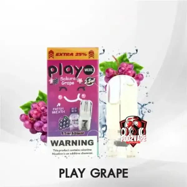 หัวพอต 7-11 xtra 2.5ml play grape