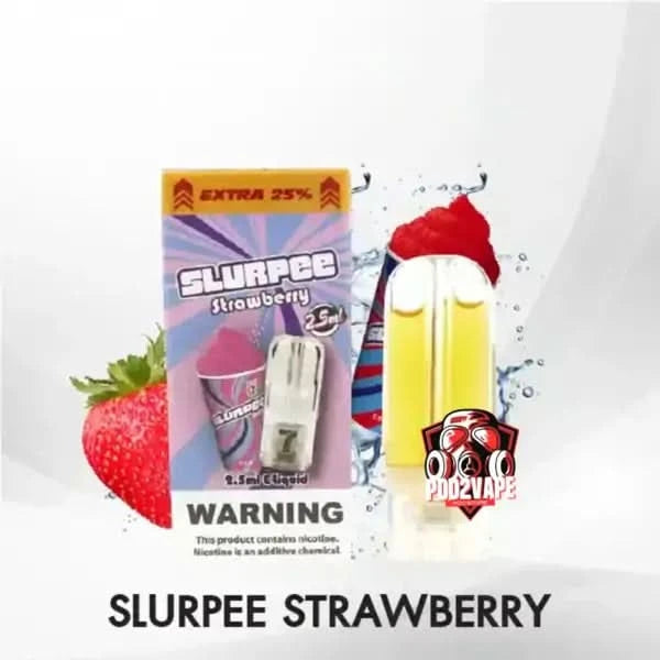 หัวพอต 7-11 xtra 2.5ml slurpee strawberry