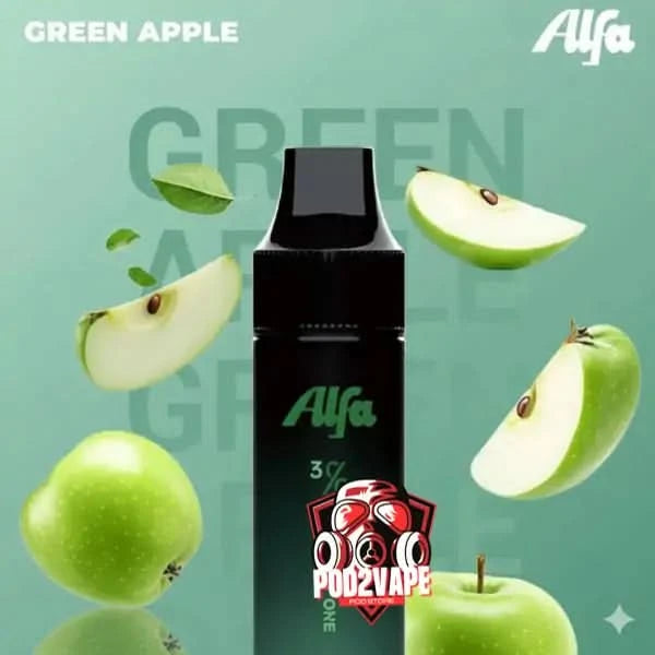 Alfa 20000 puffs green apple