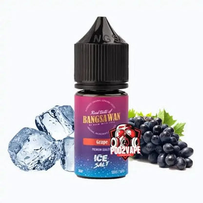 Bangsawan ice salt nic grape