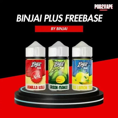 Binjai plus freebase 60ml อัพเกรดน้ำยาฟรีเบสให้พลัสขึ้นไปอีกขั้น รสชาติเข้มข้น