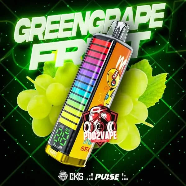 Cks pulse 15000 puffs green grape fruit