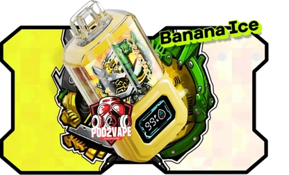 Crazyace b15000 puffs banana ice