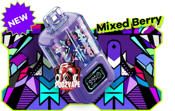 Crazyace b15000 puffs mixed berry