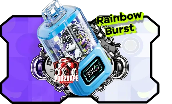 Crazyace b15000 puffs rainbow burst