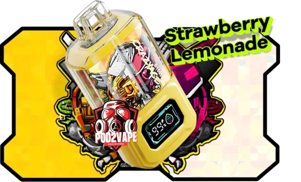 Crazyace b15000 puffs strawberry lemonade