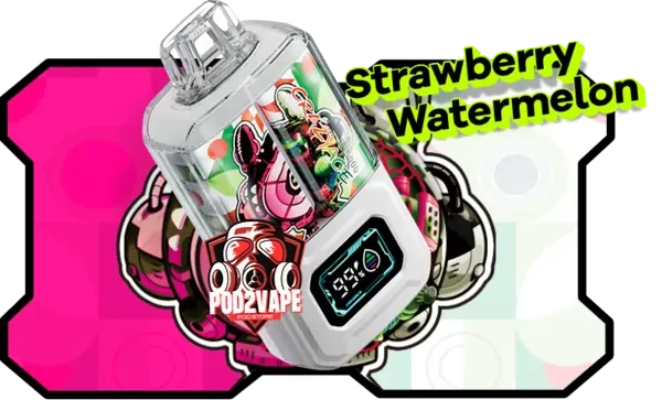 Crazyace b15000 puffs strawberry watermelon