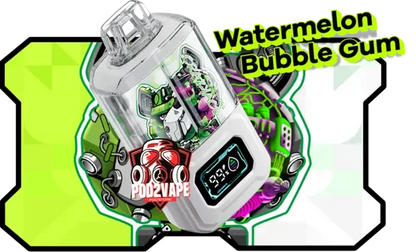 Crazyace b15000 puffs watermelon bubblegum