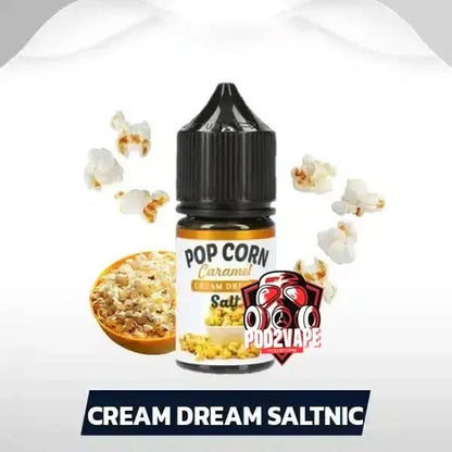 Cream dream salt nic popcorn caramel