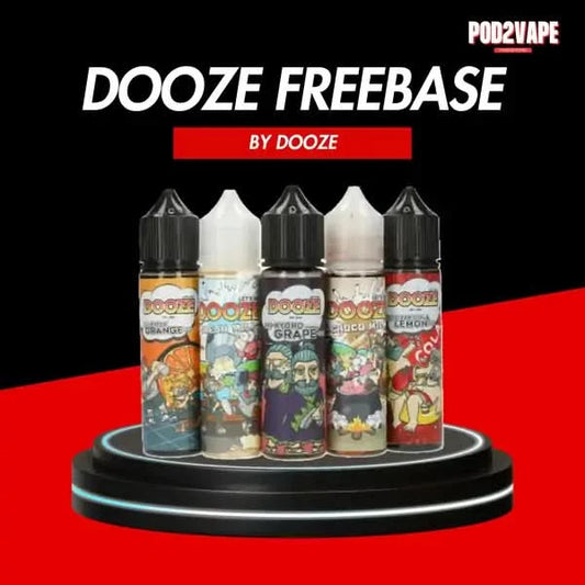 น้ำยาฟรีเบส Dooze freebase 60ml มี 5 รสชาติ หอม หวาน ไม่กระแทกคอ