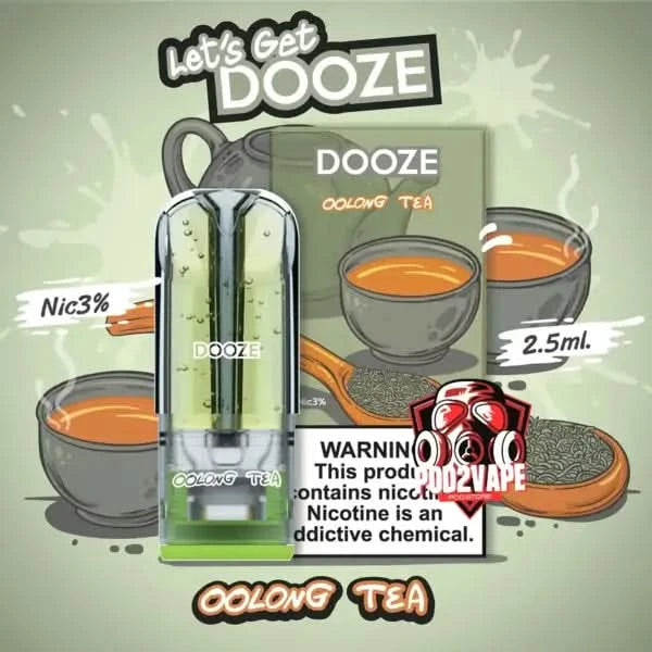หัวพอต dooze 2.5ml pod oolong tea