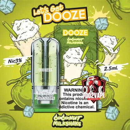 หัวพอต dooze 2.5ml pod coconut milkshake