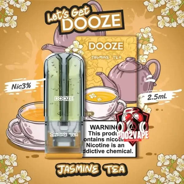 หัวพอต dooze 2.5ml pod jasmine tea