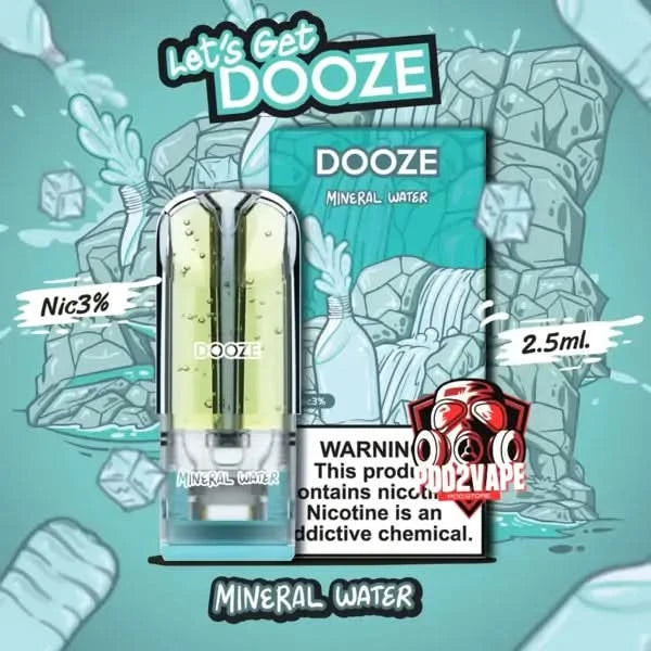 หัวพอต dooze 2.5ml pod mineral water