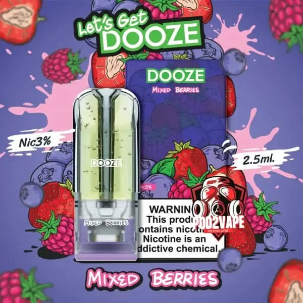 หัวพอต dooze 2.5ml pod mixberry