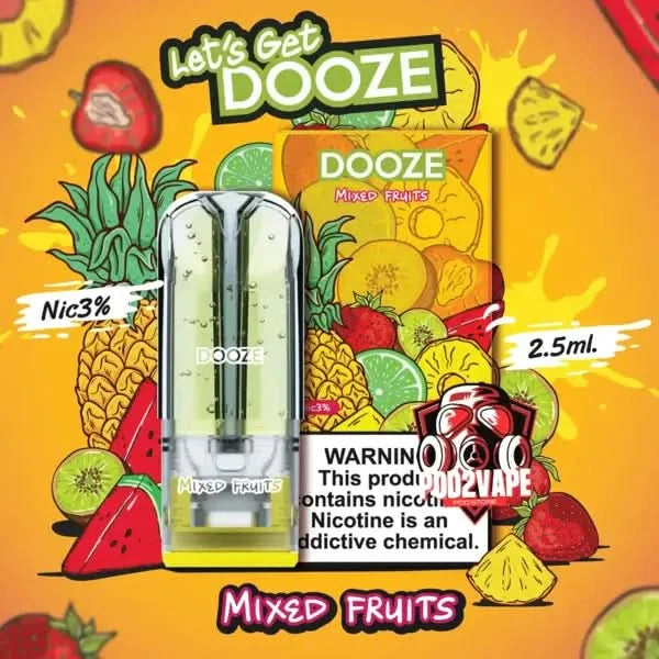 หัวพอต dooze 2.5ml pod mixed fruits
