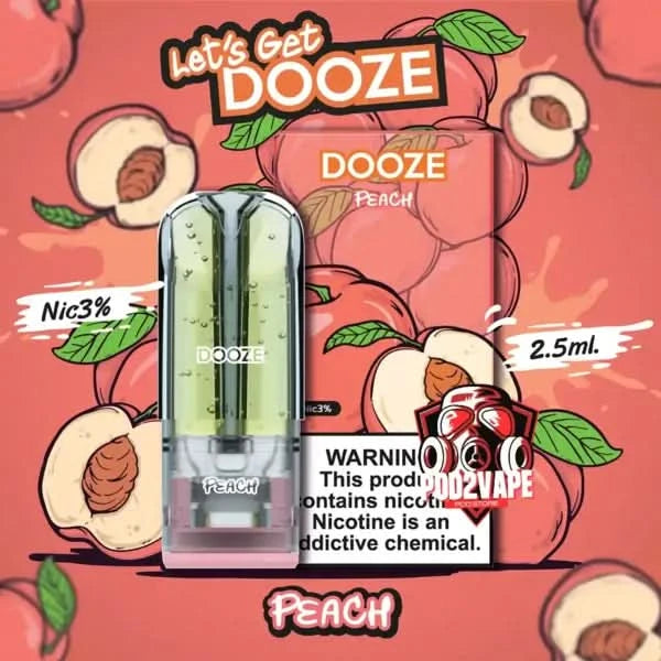 หัวพอต dooze 2.5ml pod peach