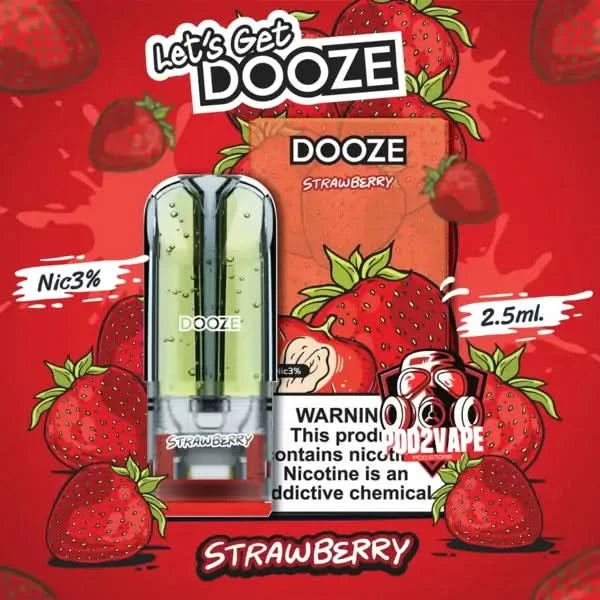 หัวพอต dooze 2.5ml pod strawberry