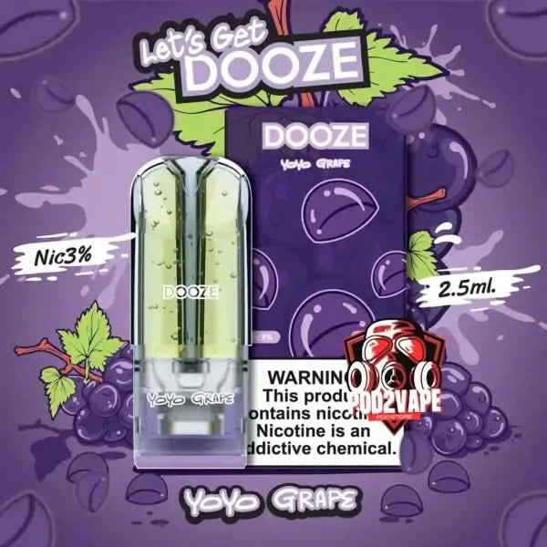 หัวพอต dooze 2.5ml pod yoyo grape