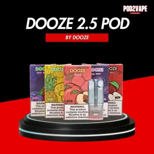หัวพอต dooze 2.5ml pod หัวน้ำยาสายผลไม้ แบบใหม่ไม่เหมือนใคร อร่อย สูบง่าย