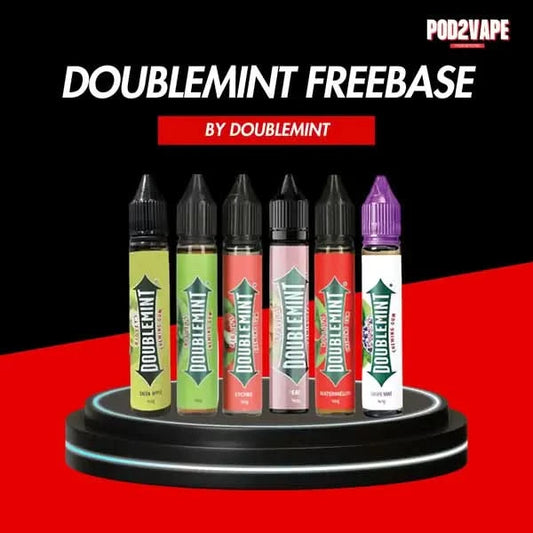 น้ำยาฟรีเบส doublemint freebase มี 2 ขนาดให้เลือก 30ml กับ 100ml
