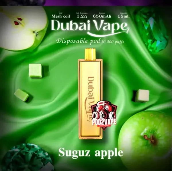 Dubai vape 10000 puffs suguz apple
