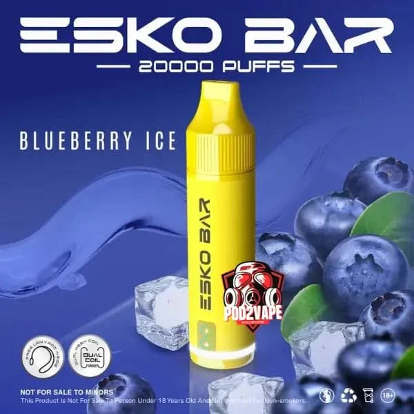 Esko bar 20000 puffs blueberry ice