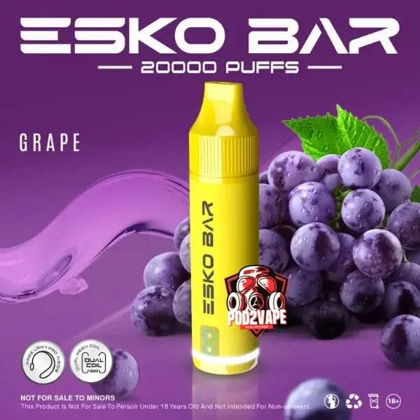 Esko bar 20000 puffs grape