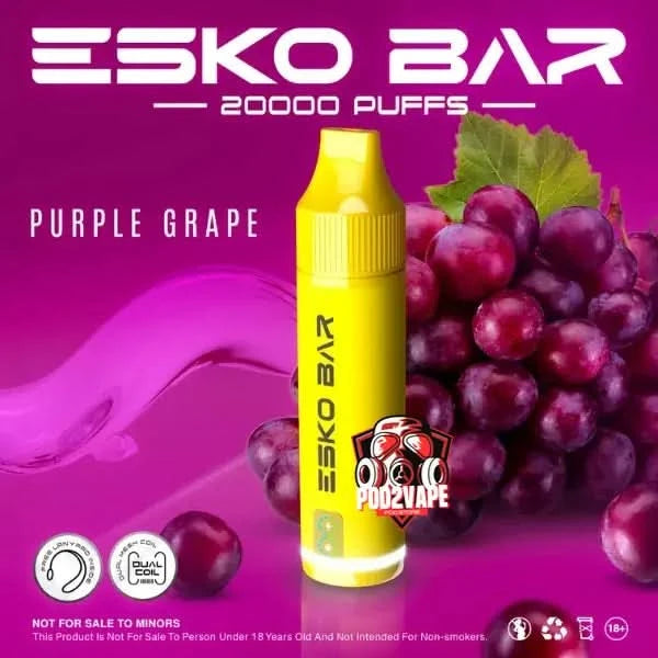 Esko bar 20000 puffs purple grape