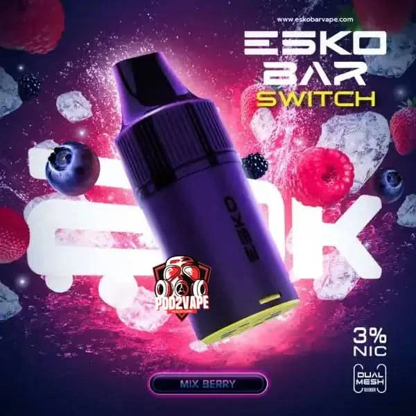 หัว esko bar switch 20k mix berry