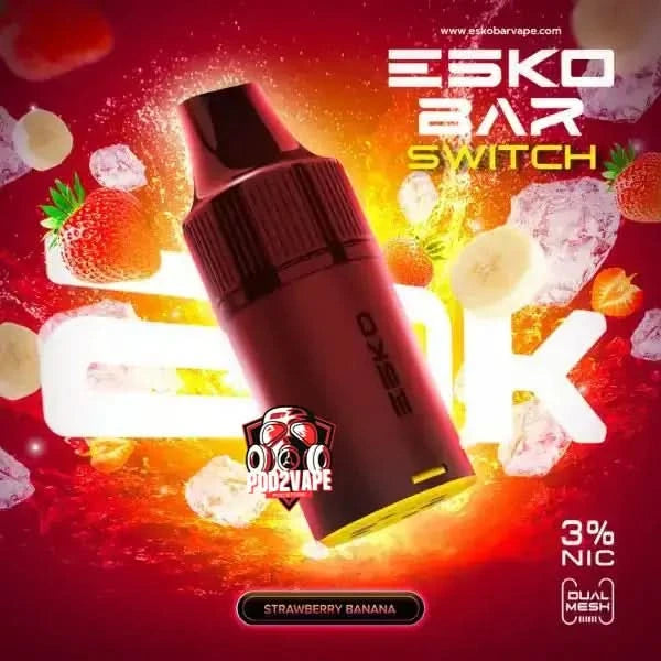 หัว esko bar switch 20k strawberry banana