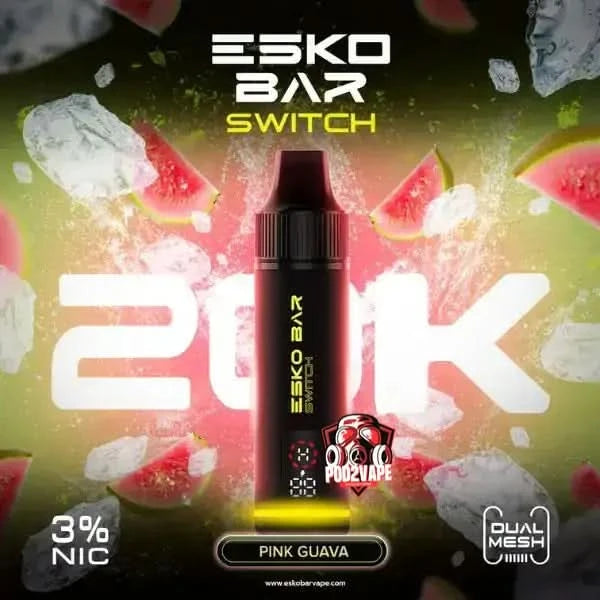 Esko bar switch 20k pink guava
