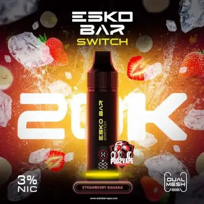 Esko bar switch 20k strawberry banana