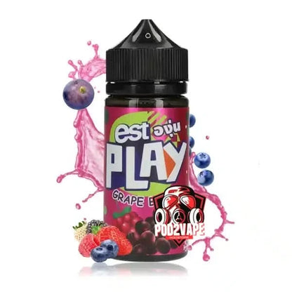 Est play freebase 100ml grape berry