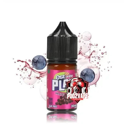 Est play salt nic grape