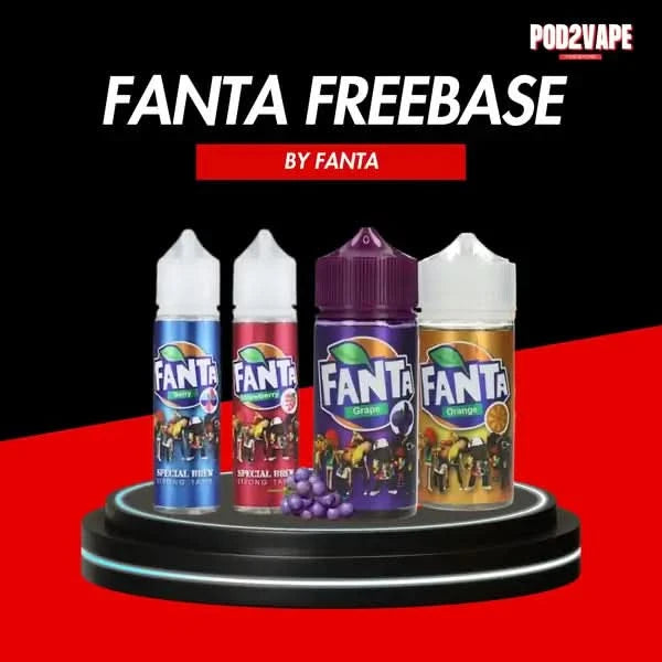 น้ำยาฟรีเบส Fanta freebase 60ml ผสมผลไม้อย่างลงคัว หอม สะใจ