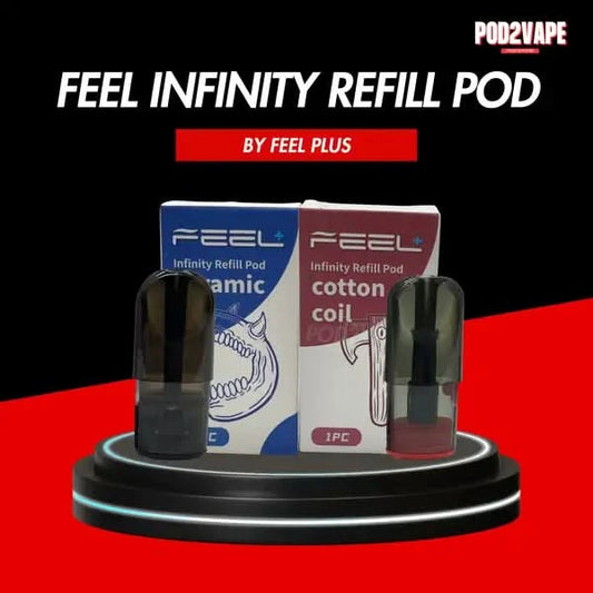 หัวพอตเปล่า เติมน้ำยาเอง Feel plus infinity refill pod