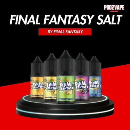 น้ำยาซอลนิค Final fantasy salt nic มีรสชาติผลไม้หลากหลายชนิด