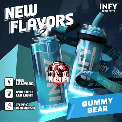 Infy 12000 puffs gummy bear