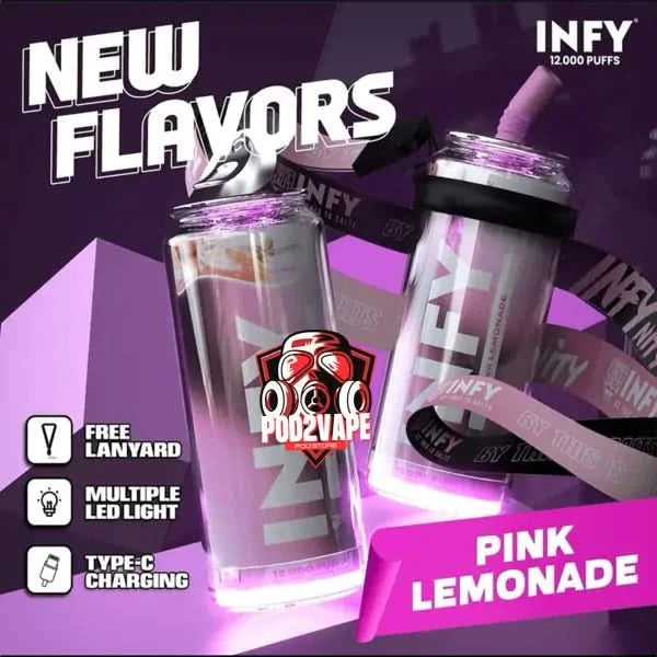 Infy 12000 puffs pink lemonade