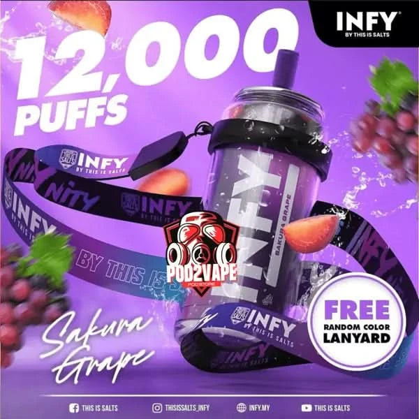 Infy 12000 puffs sakura grape