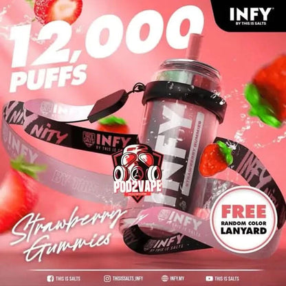 Infy 12000 puffs strawberry gummies