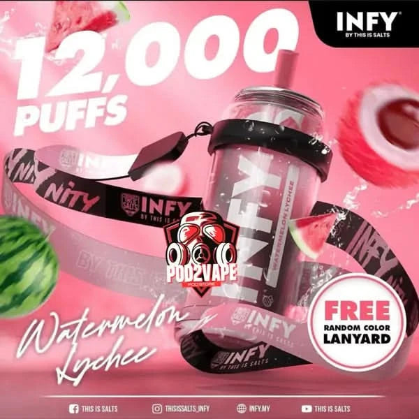 Infy 12000 puffs watermelon lychee
