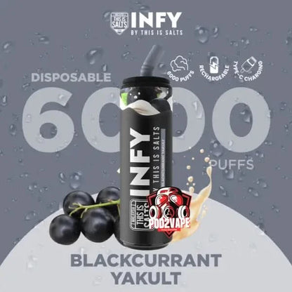 infy 6000 puffs blackcurrant yakult